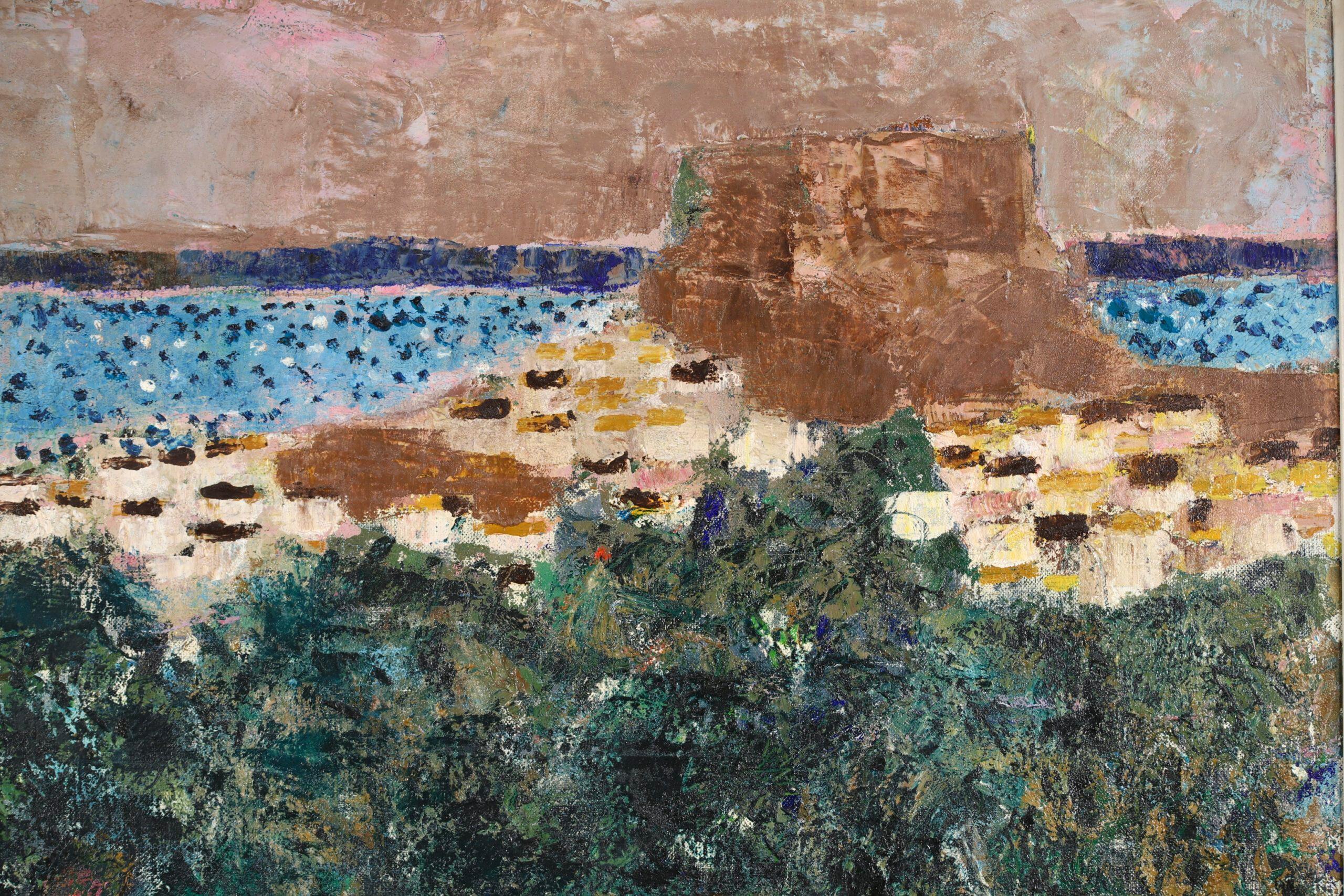 Molyvos, Ile de Lesbos - Expressionist Animal Oil Painting by André Brasilier For Sale 3