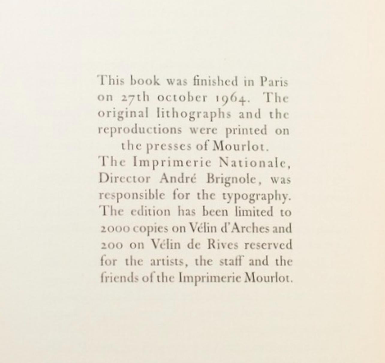 Brasilier, Le Cadre noir, Prints from the Mourlot Press (after) For Sale 4