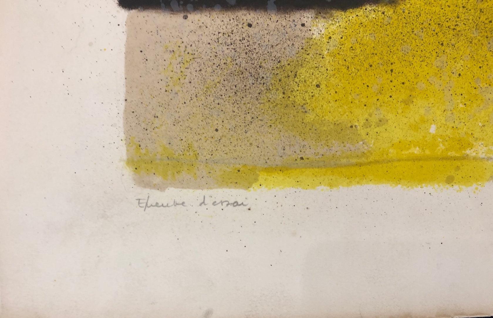 L'Arbre Jaune von Andr Brasilier, 1971 im Angebot 1