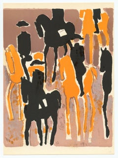 "Le cadre noir" original lithograph