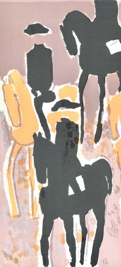 Andre Brasilier, The Black Frame, from Prints from the Mourlot Press, 1964