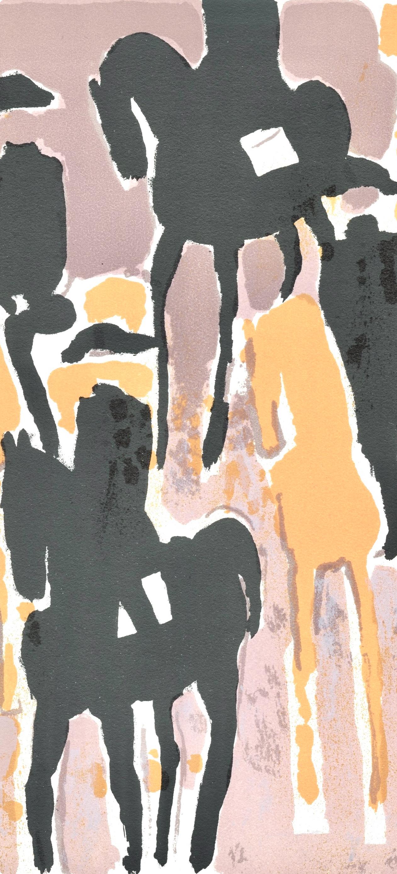 Le Cadre noir, Impresiones de la Imprenta Mourlot - Print Moderno de André Brasilier