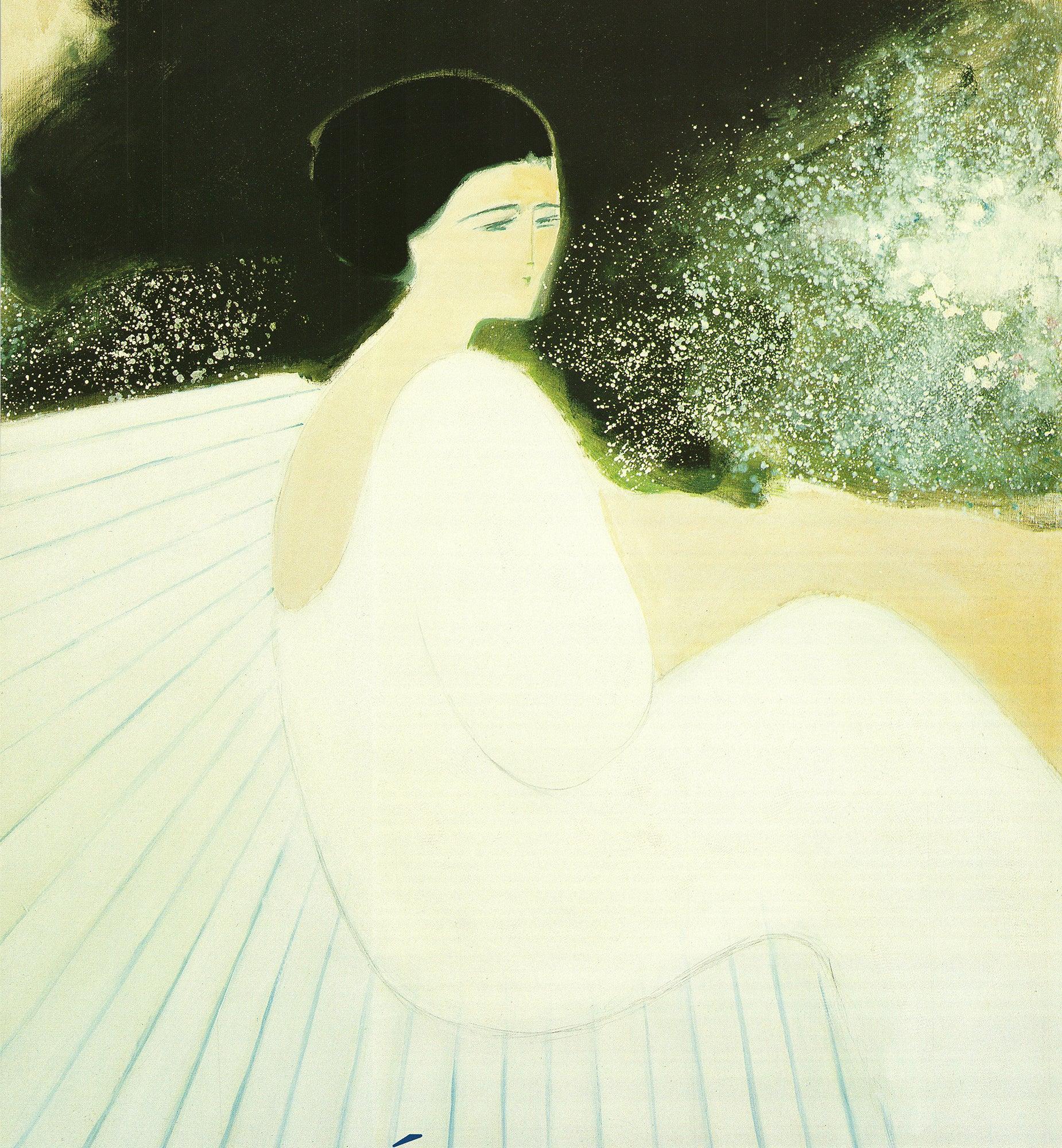 Musee Picasso, Antibes - Beige Portrait Print by André Brasilier