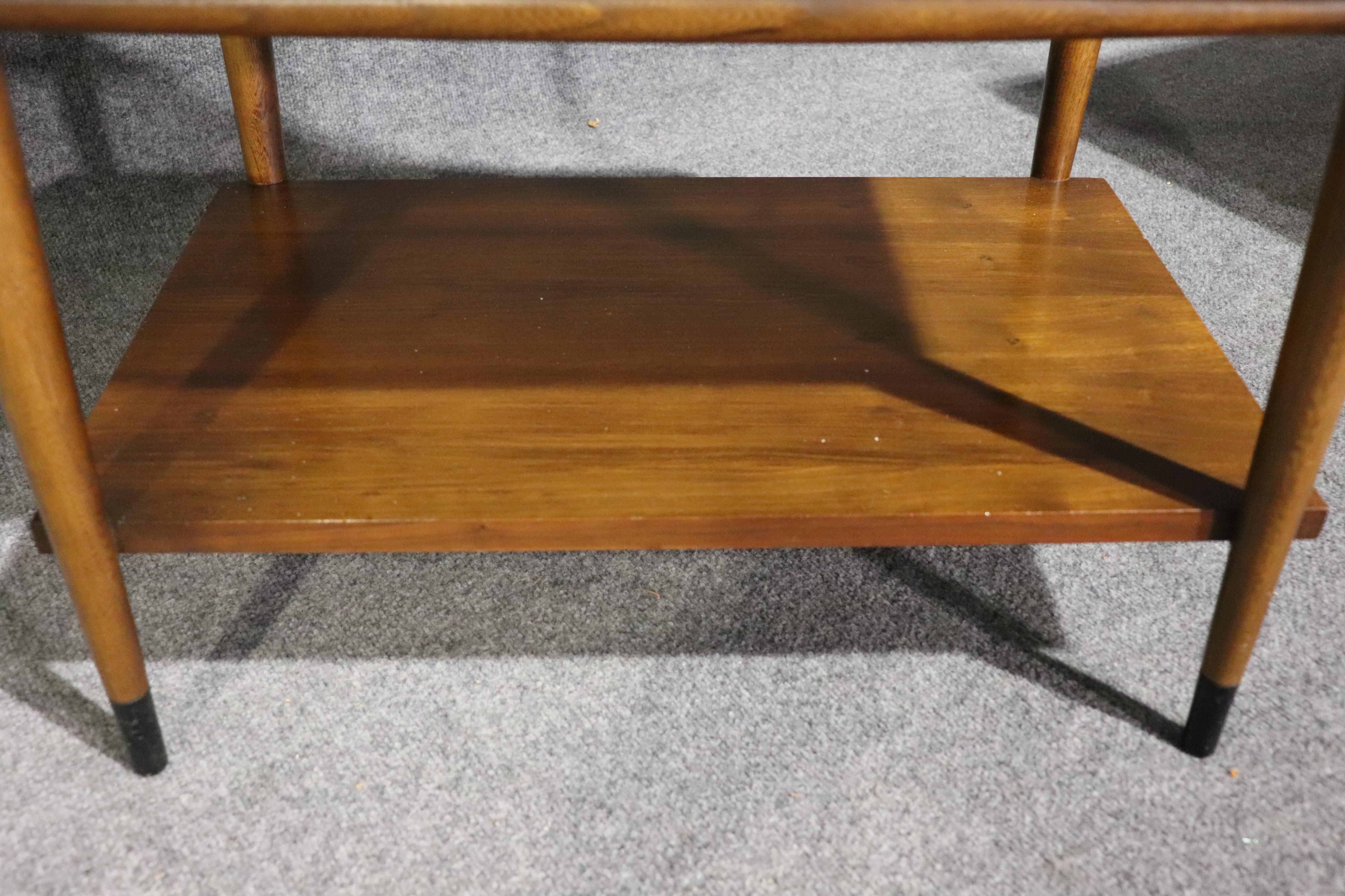 Walnut Andre Bus Designed Tables for Lane For Sale