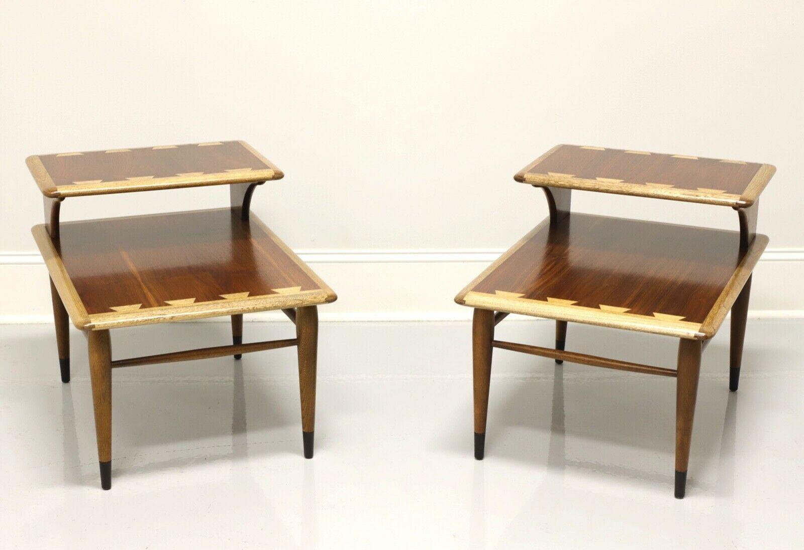 Andre Bus for LANE Acclaim Mid 20th Century Step End Tables - Pair 5