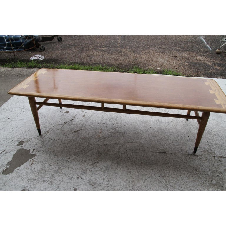 Andre Bus for Lane Acclaim Mid-Century Walnut Coffee Table For Sale 5
