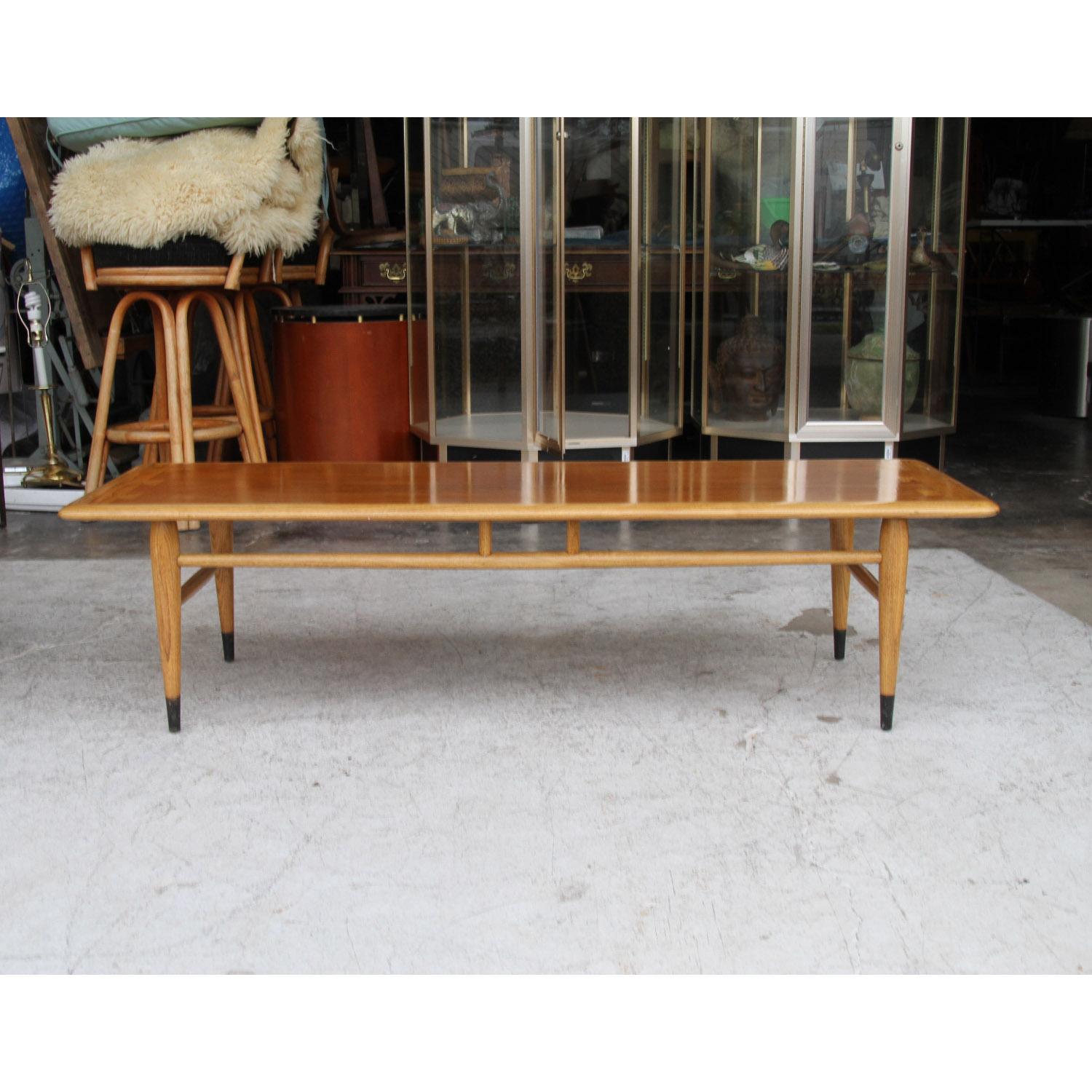 Mid-Century Modern Andre Bus for Lane Acclaim Mid-Century Walnut Coffee Table