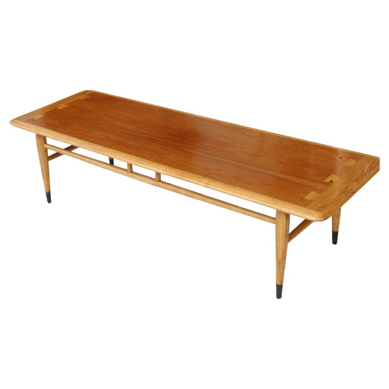 Andre Bus for Lane Acclaim Mid-Century Walnut Coffee Table For Sale