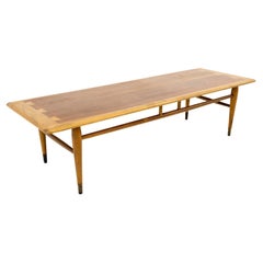 Andre Bus for Lane Acclaim Mid Century Walnut Dovetail Coffee Table