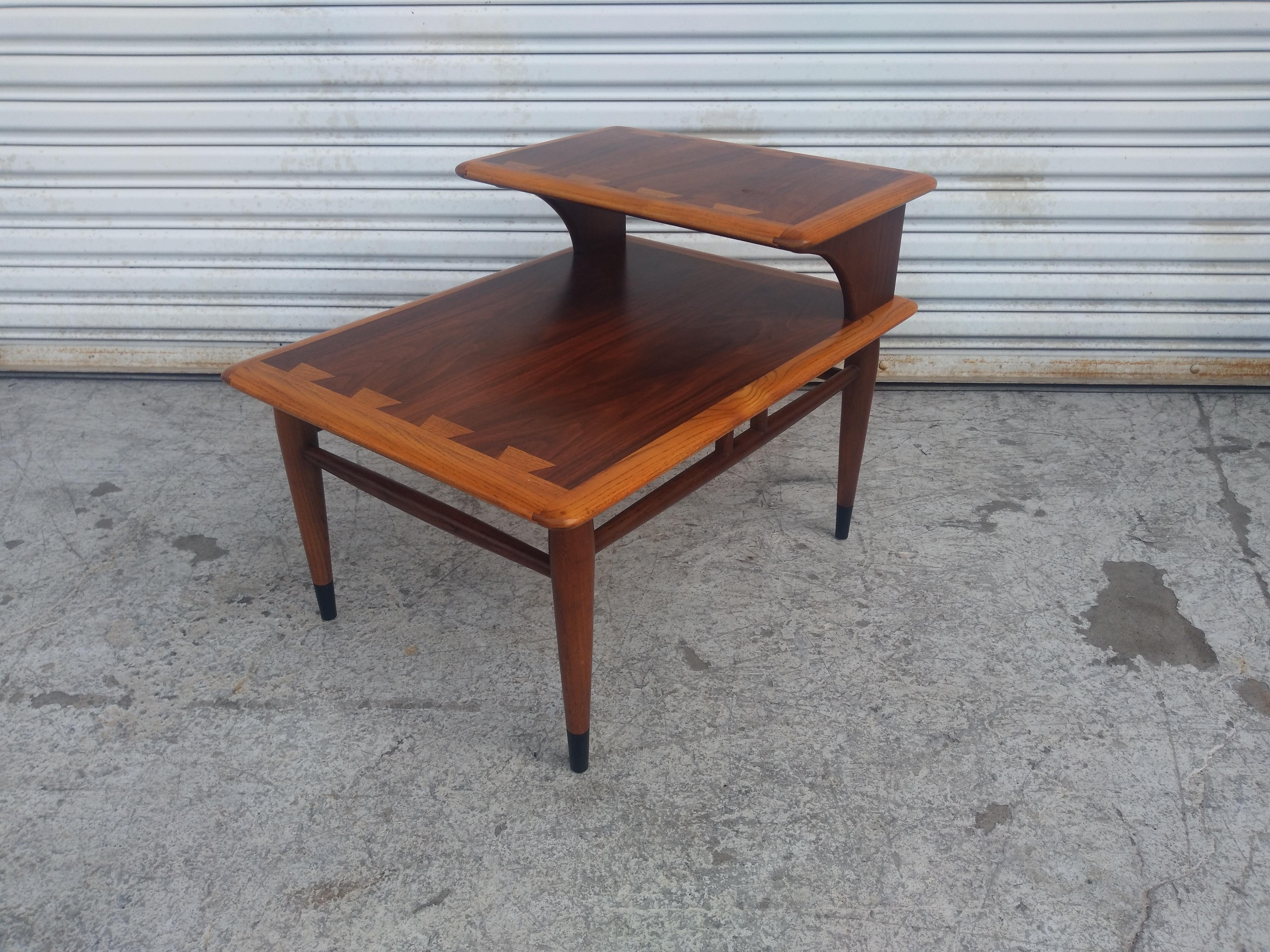 20th Century Andre Bus Step End Table for Lane Acclaim Furniture For Sale
