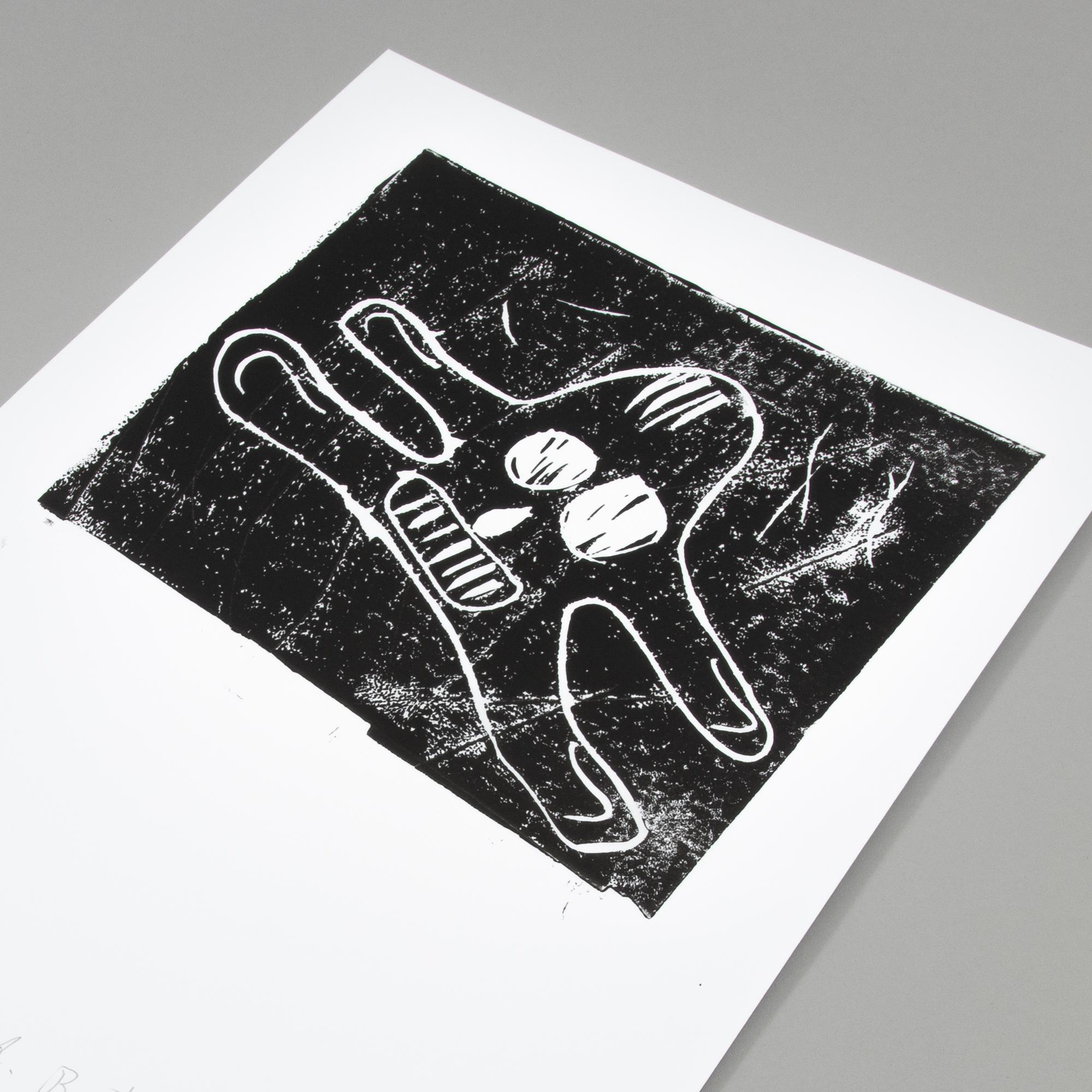 André Butzer, Senza titolo (Vagabondo) - Arte contemporanea, Pop Art, Stampa firmata 2