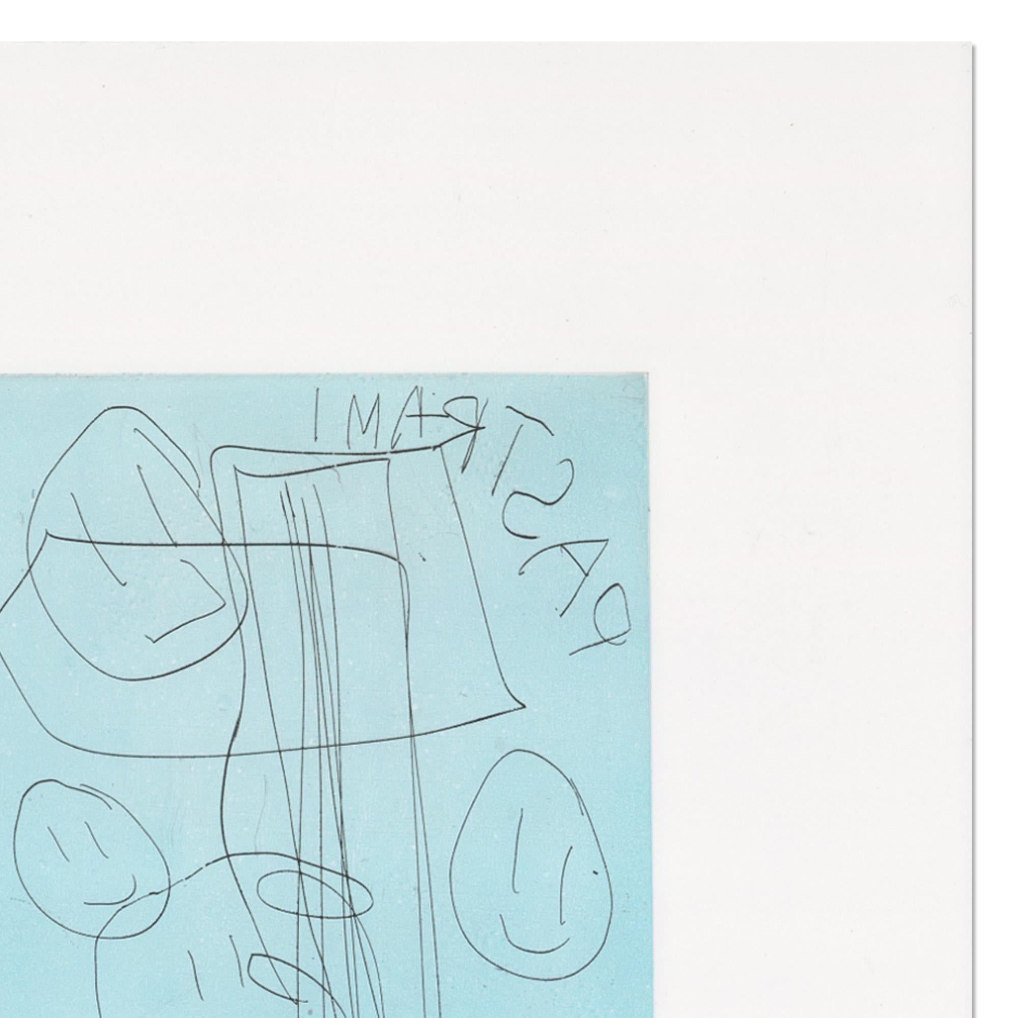 André Butzer, Pastrami - Estampe signée, Eau-forte, Abstrait, Expressionnisme en vente 3
