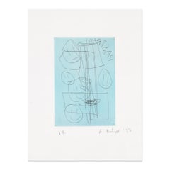 André Butzer, Pastrami - Impresión firmada, Aguafuerte, Abstracto, Expresionismo