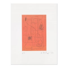 André Butzer, Ohne Titel - Radierung auf Velin, Signierter Druck, Zeitgenössische Kunst