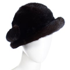 Andre Canada Vintage Mink Hat With Pom Poms