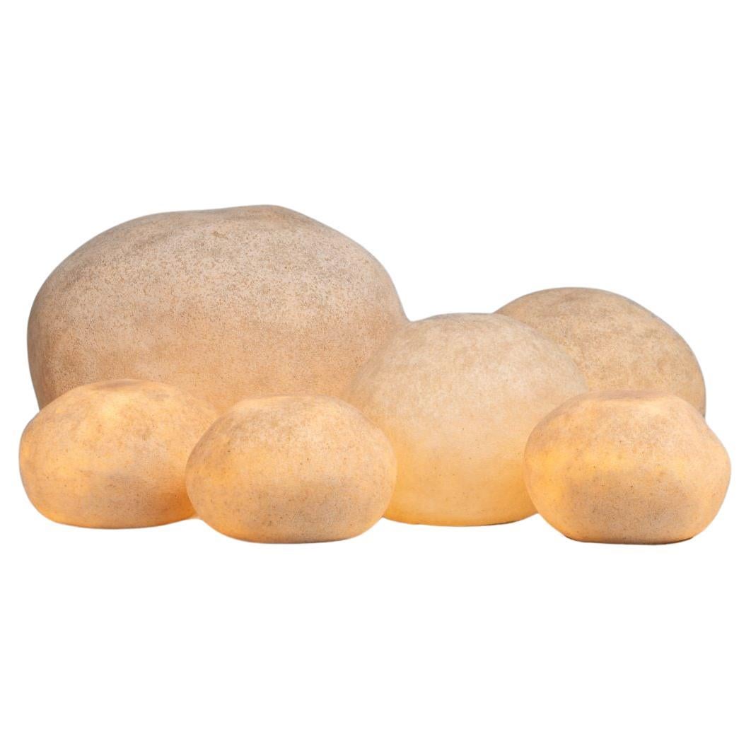 Andre Cazenave Dorra rock lamps Disderot France 1969 en venta