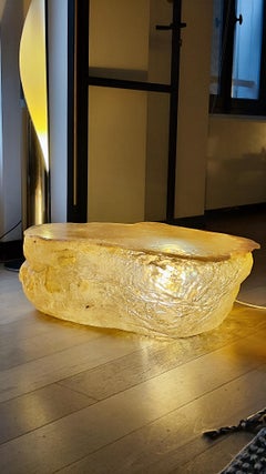 Lampe en fibre de verre et résine André Cazenave & François Arnal - 1970 - 70 - France