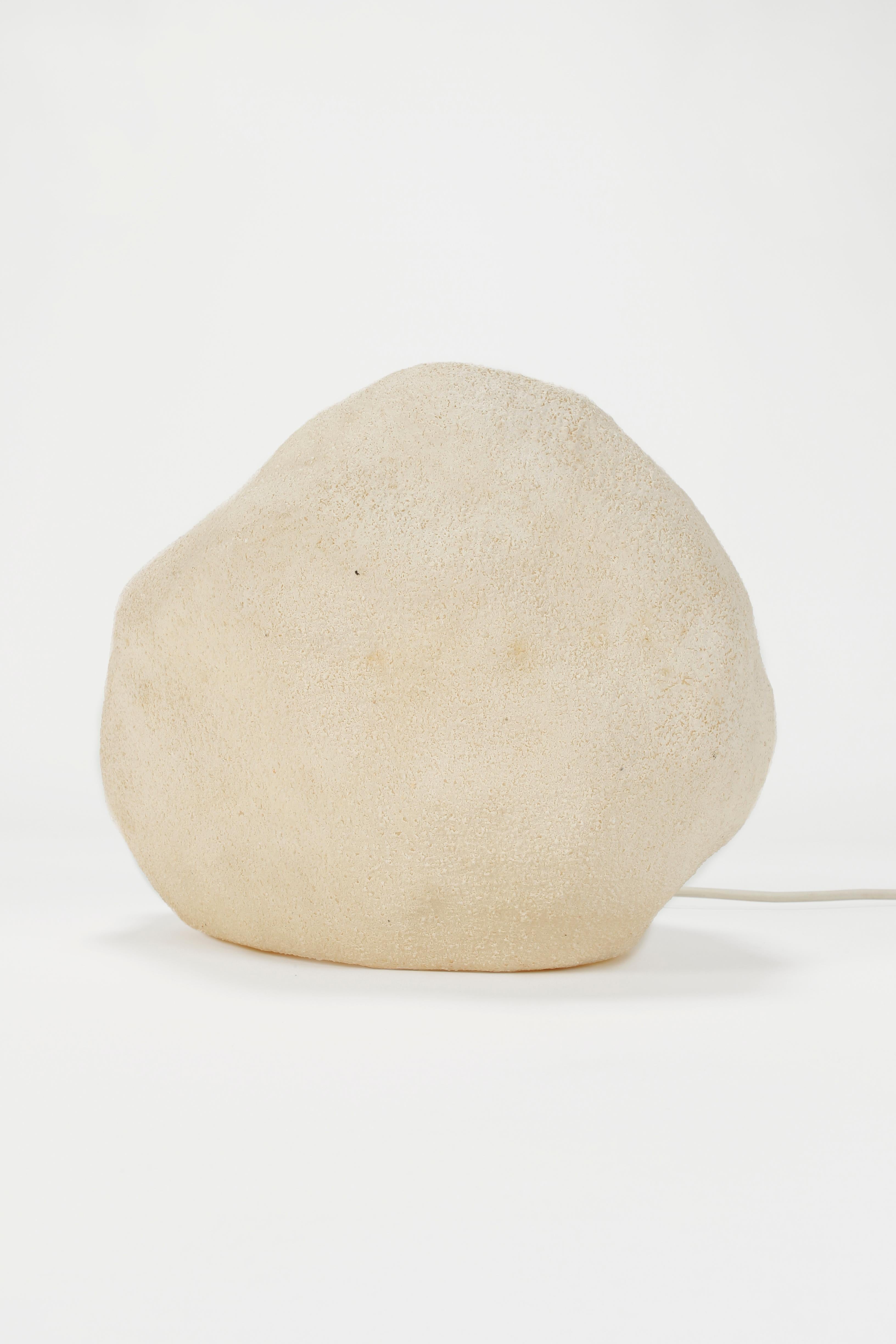 Mid-Century Modern André Cazenave “Moon Rock Light” Singleton 1970s For Sale