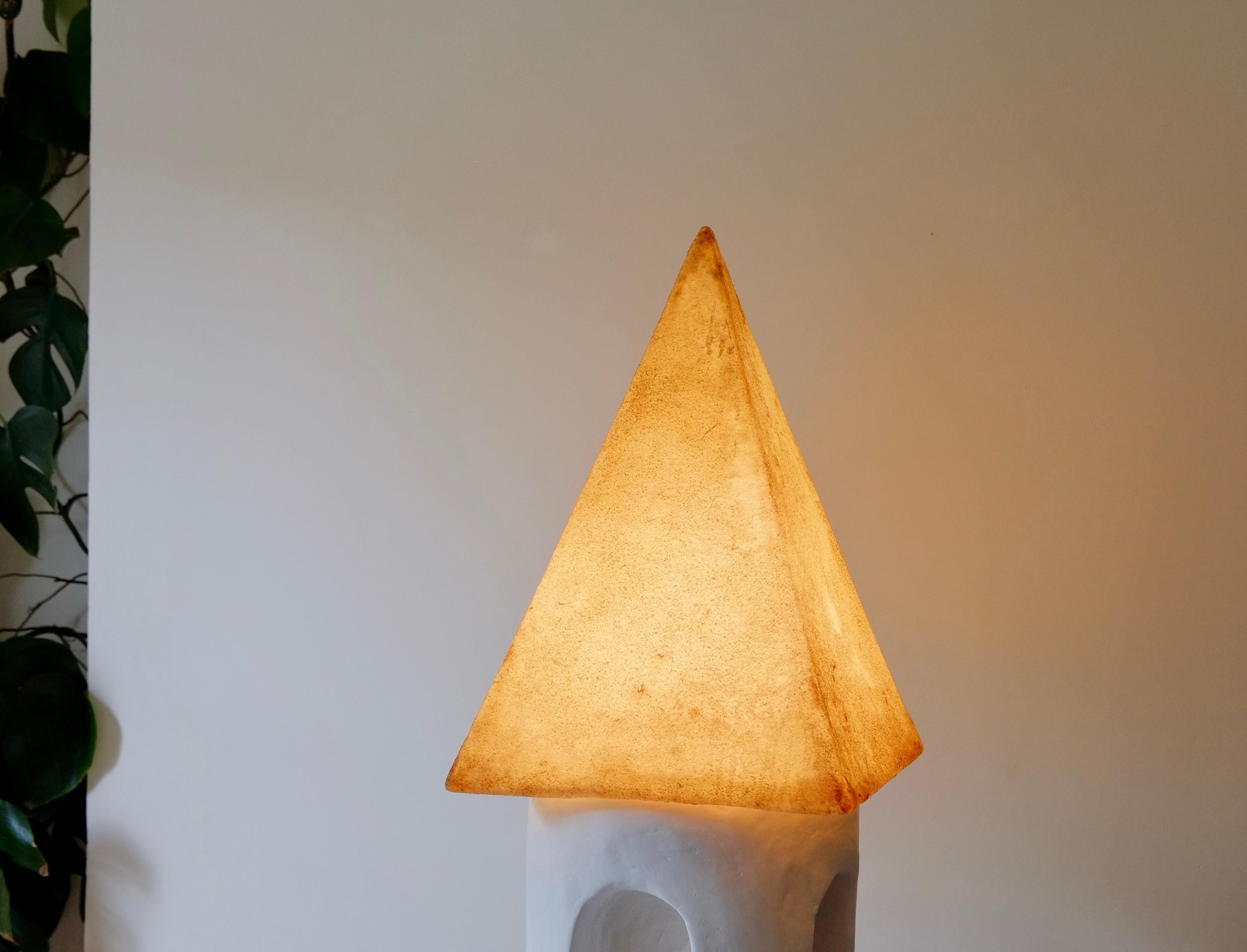 Andre Cazenave Pyramid Lamp For Singleton, Italy, 1970's 1