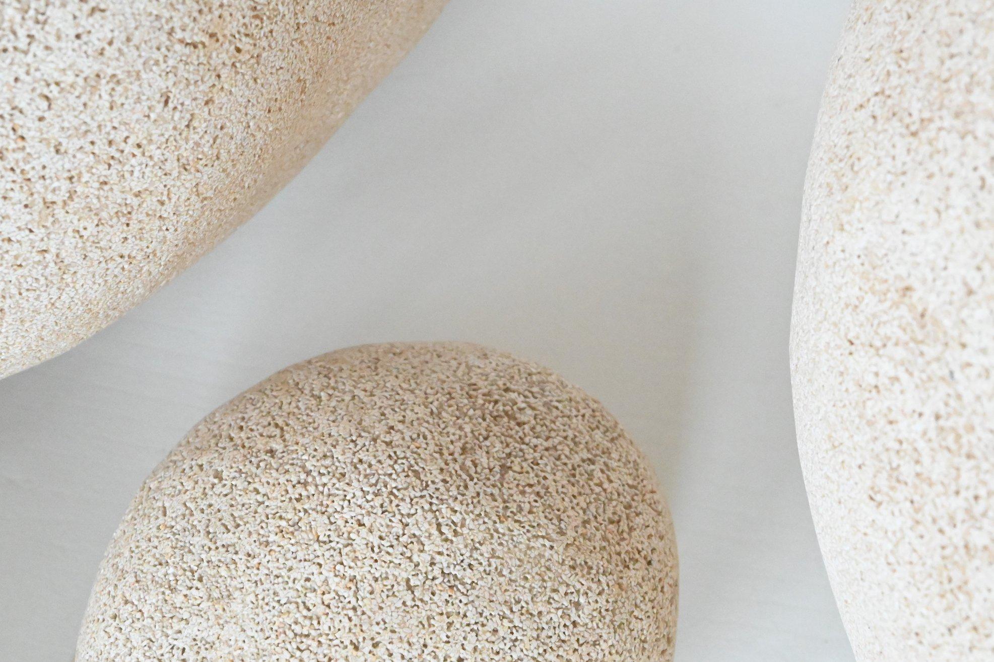 André Cazenave set of five “Dora” Moon Rock lamps Atelier A France 1969 12