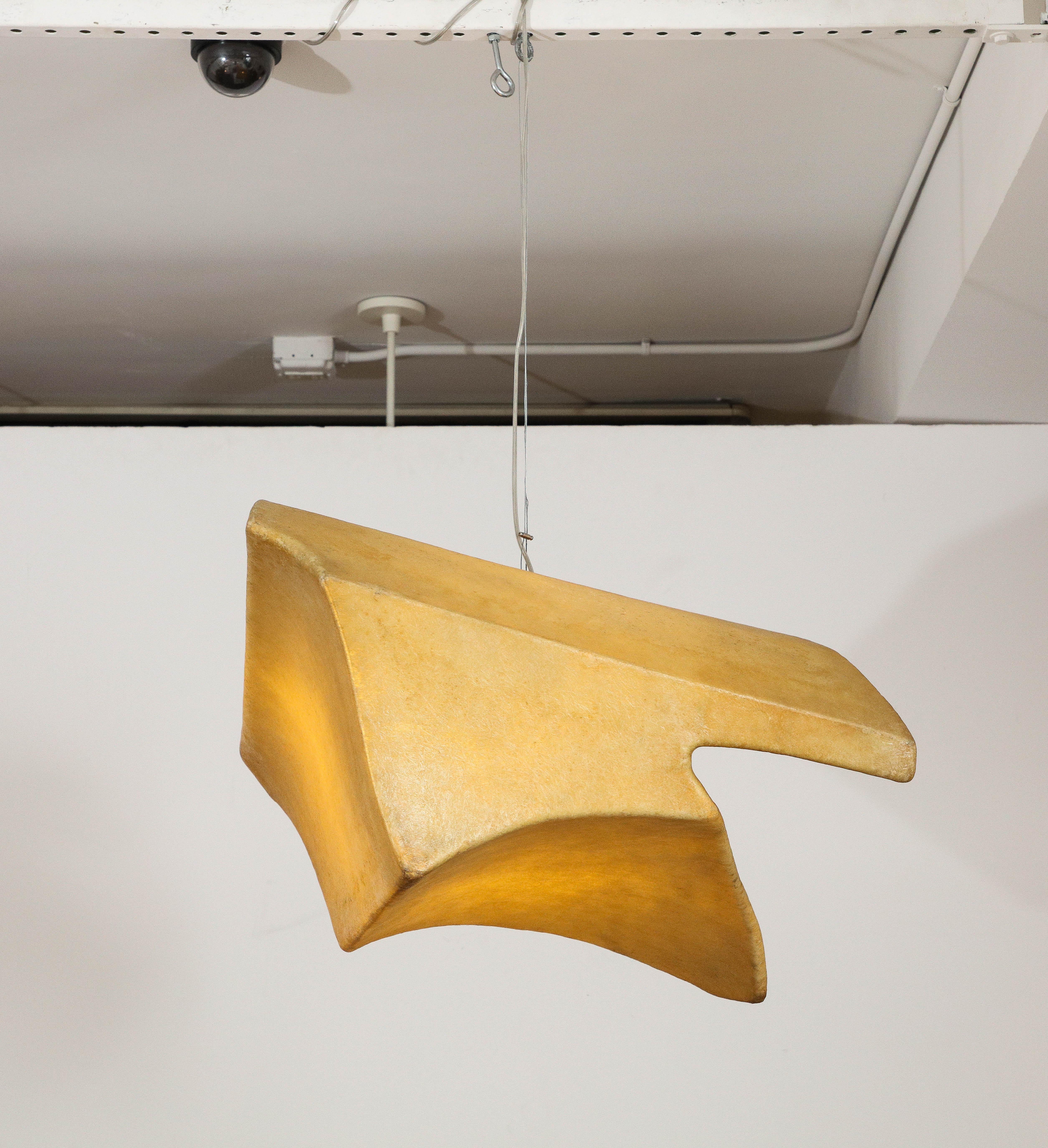 Andre Cazenave, Special Commission Floating Form Suspension Chandelier In Good Condition In Brooklyn, NY