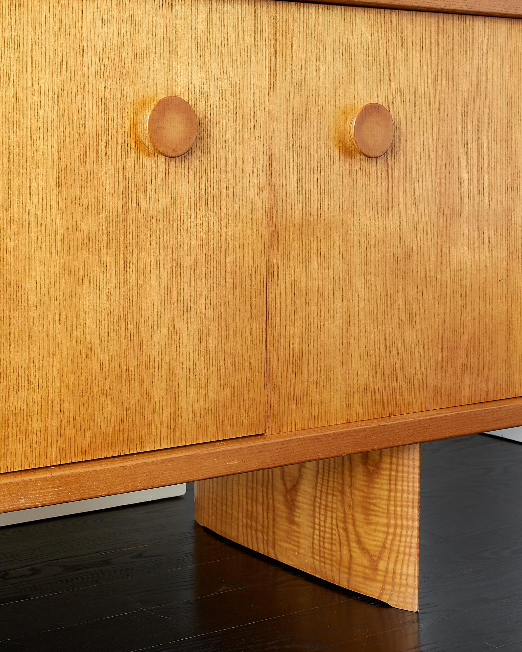 André Chetaille Four-Door Sideboard in Ash c. 1965 For Sale 3