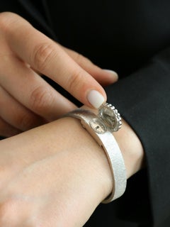 ANDRE COL White Gold and Diamonds Secret Watch