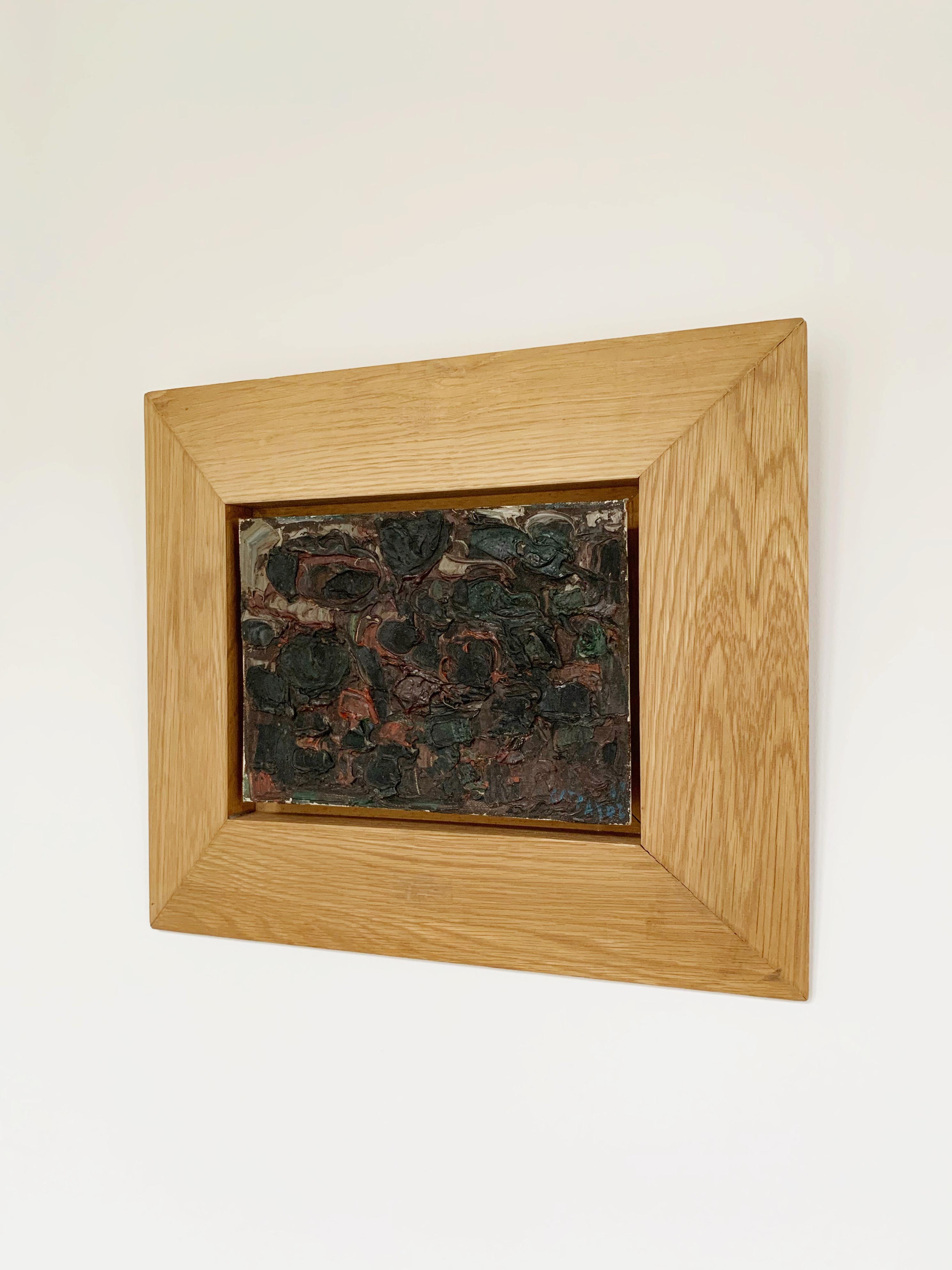 André Cottavoz (1922-2012)
Black Forest, 1962
Óleo sobre lienzo bord
Firmado 