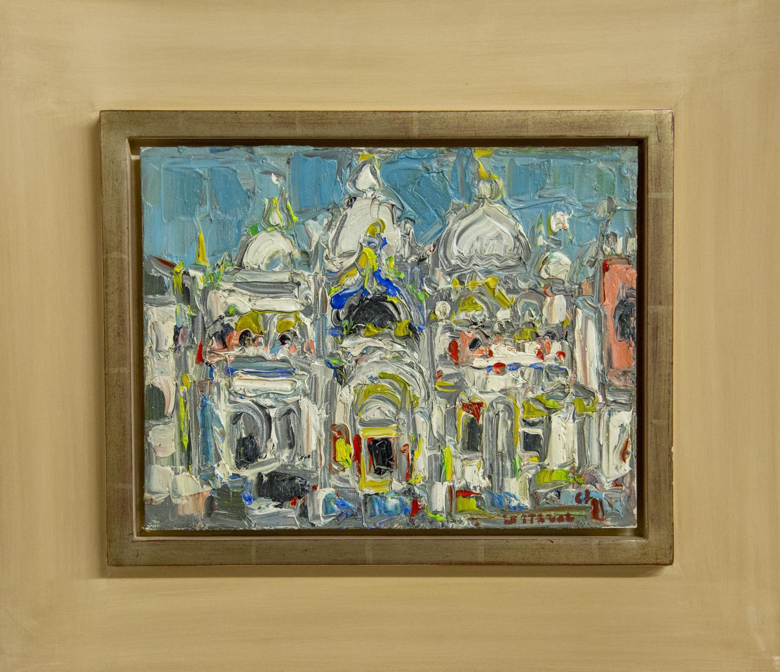 Figurative Painting de André Cottavoz - San Marcos, Venecia Postimpresionista