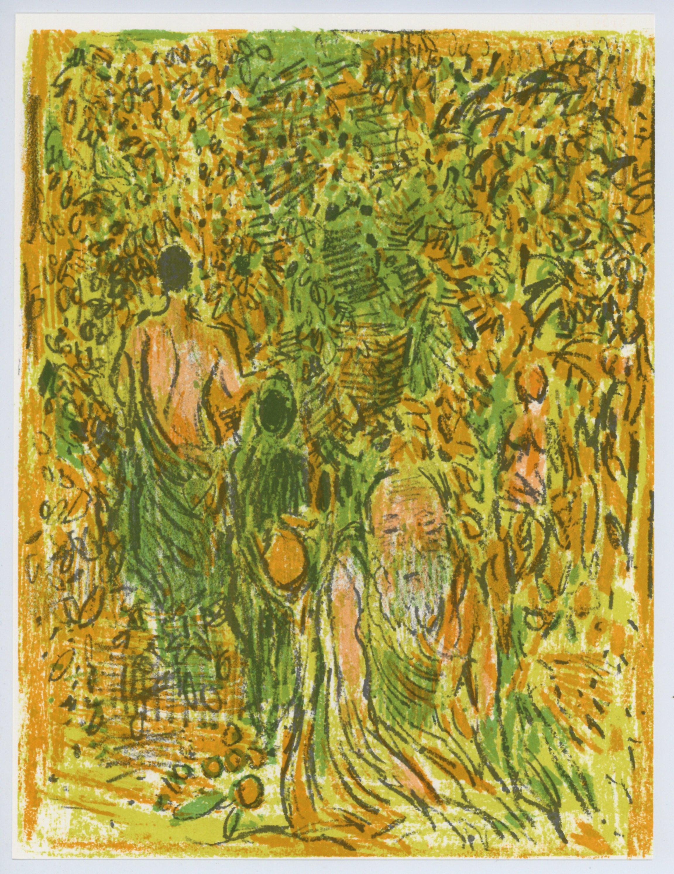André Cottavoz Nude Print - original lithograph  