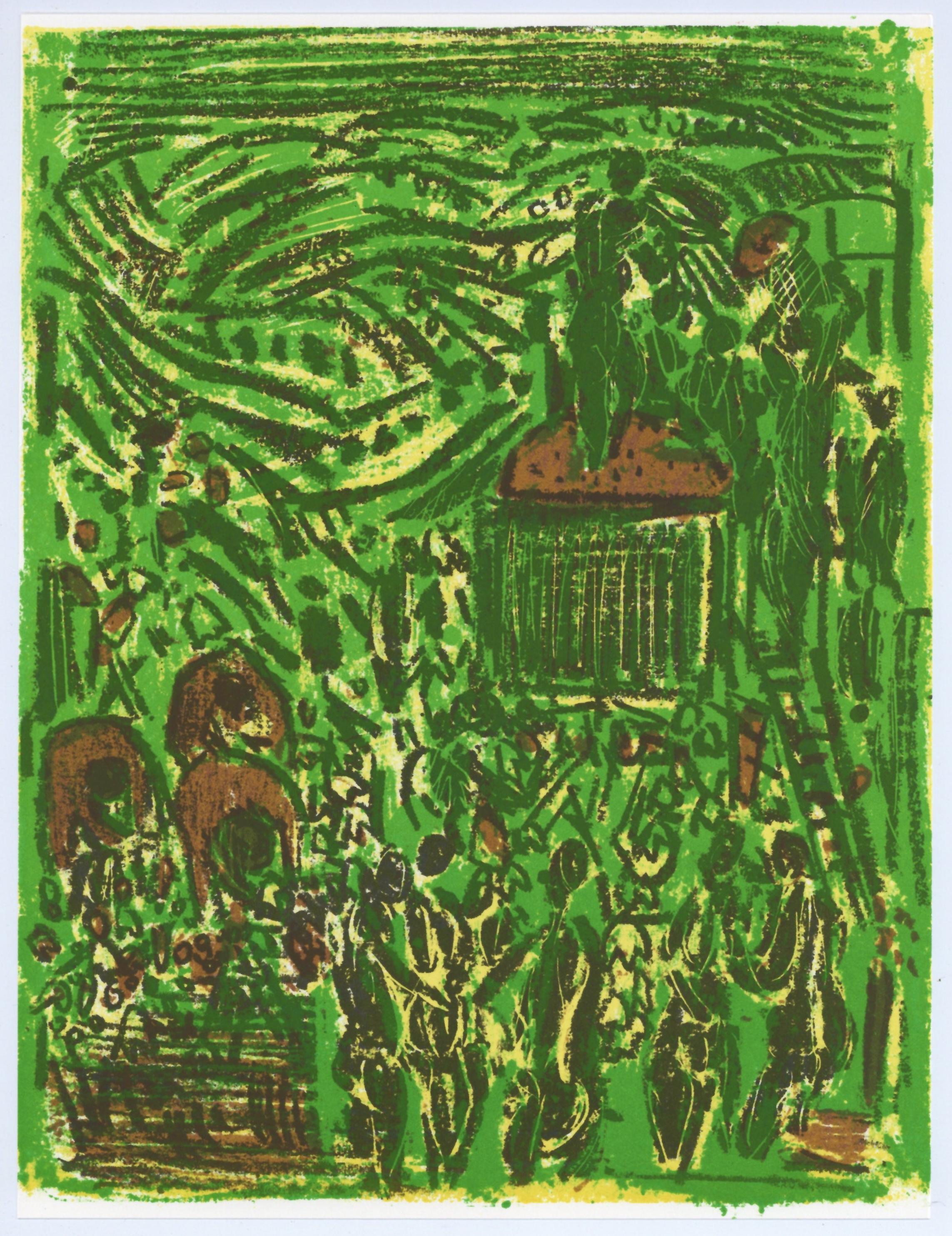 Nude Print de André Cottavoz - litografía original