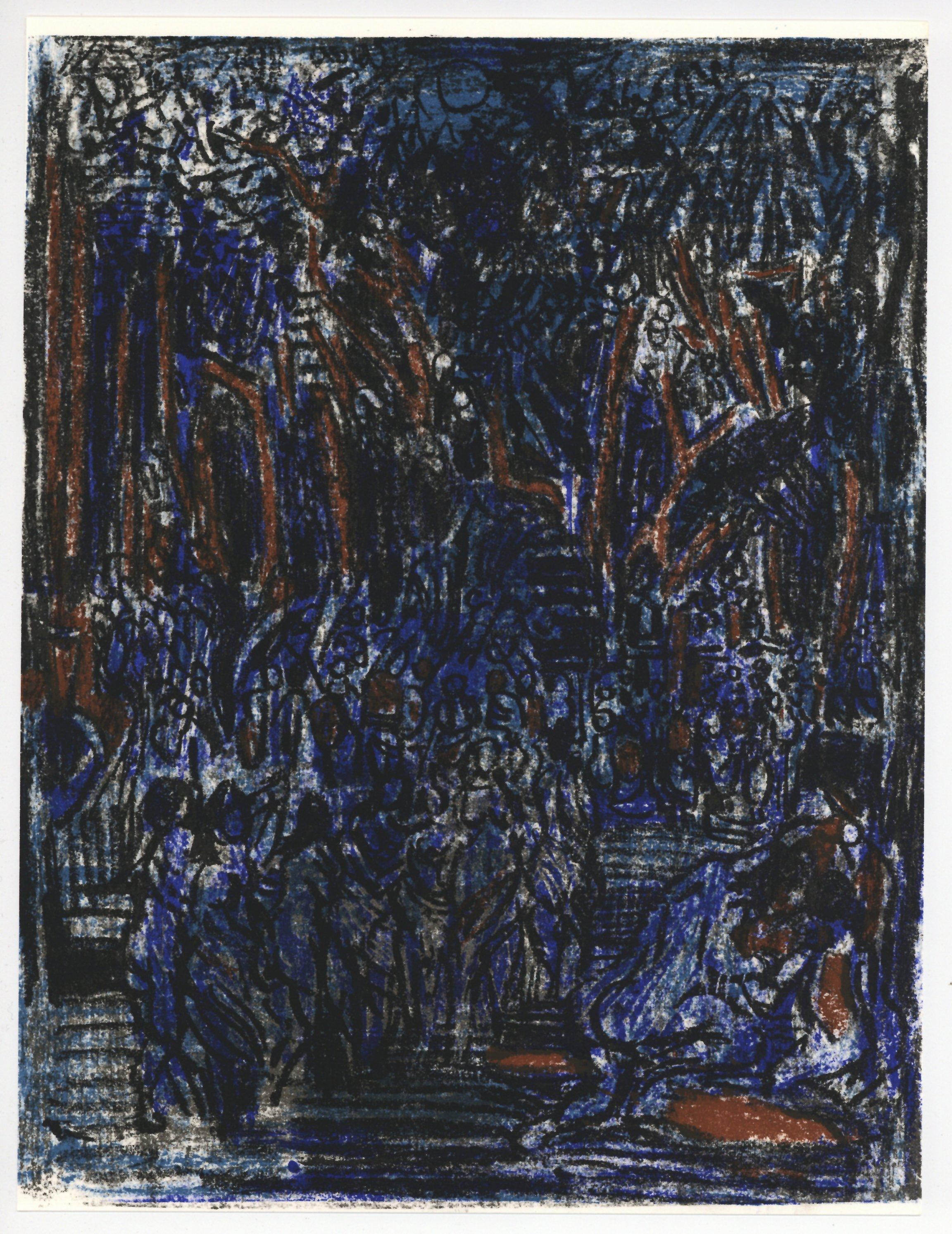 André Cottavoz Nude Print - original lithograph