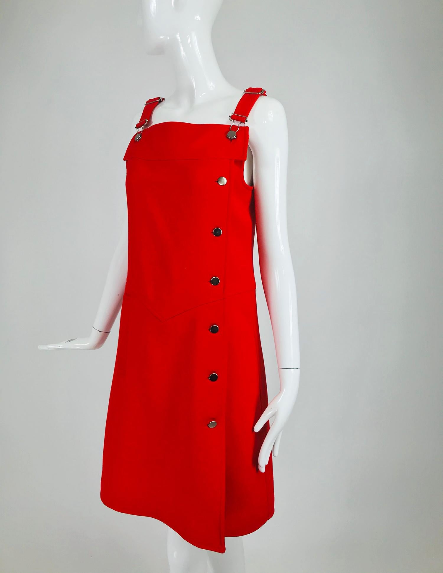 Courreges 1960s Mod Two Piece Suspender Dress and Jacket 1960s For Sale ...