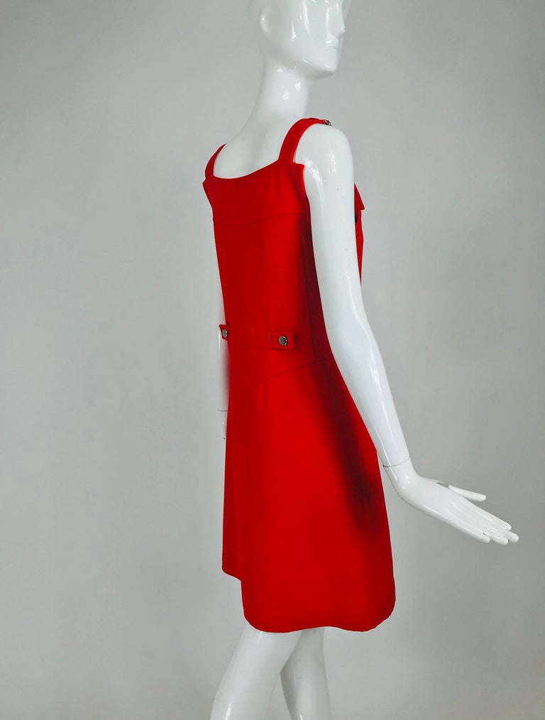 Andre Courreges 1960s Mod Two Piece Suspender Dress and Jacket 1960s ...