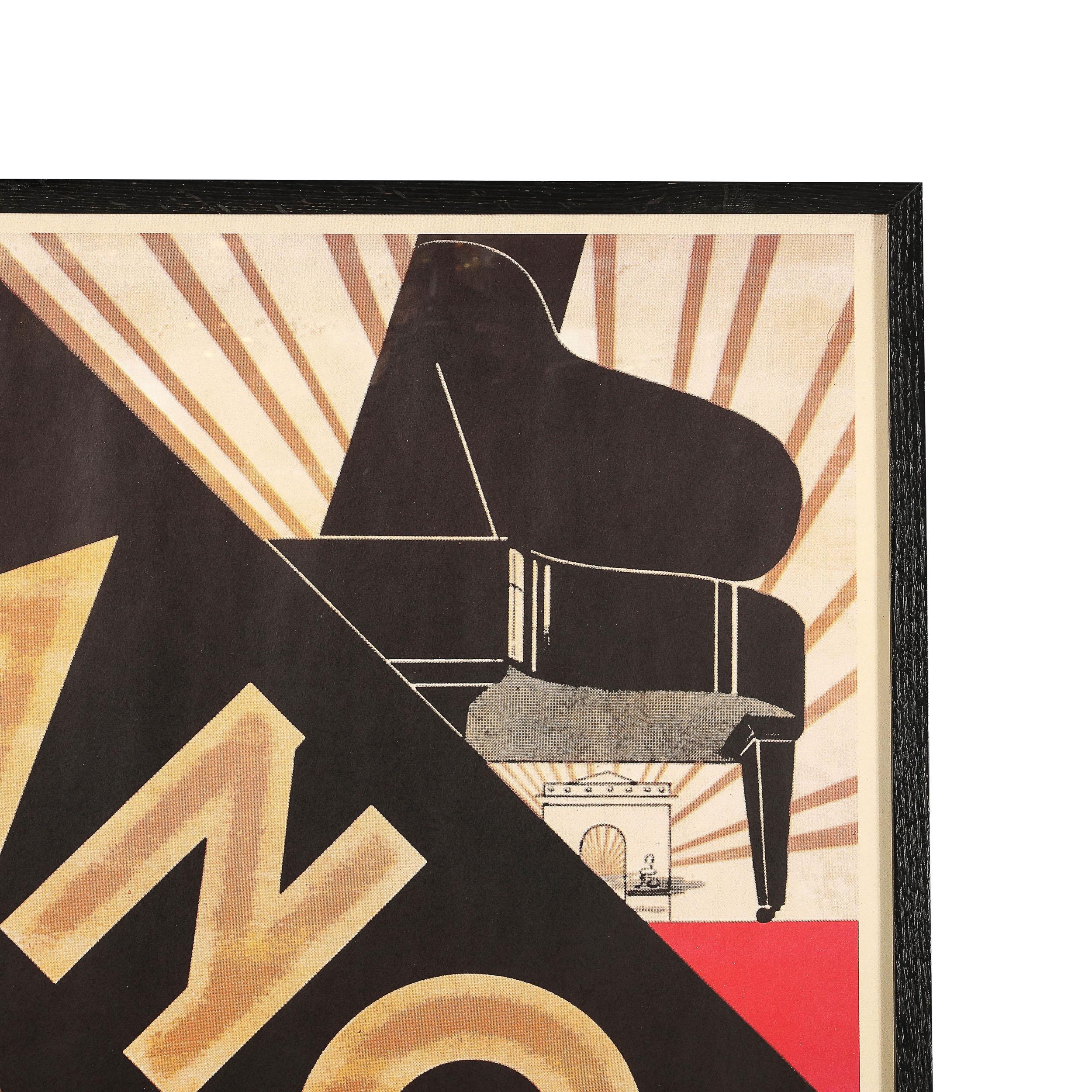 Art Deco Lithograph Posted Entitled 
