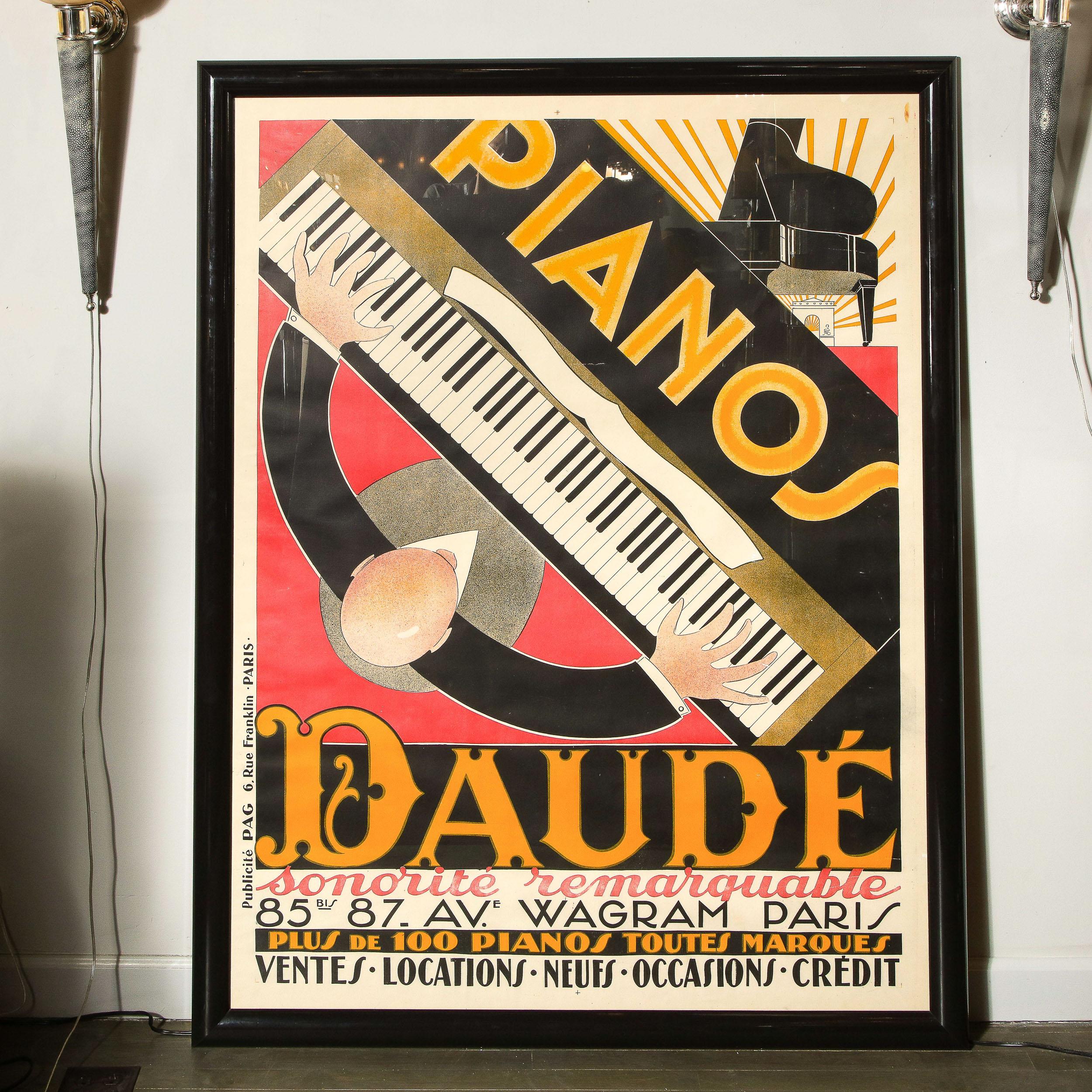 Piano's Daude - Print by Andre Daude