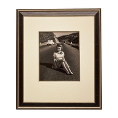 Marilyn Monroe ' Life on the Road' by André de Dienes- Vintage, Black and White
