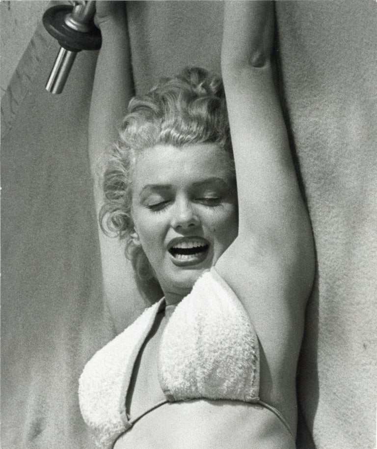 Andre De Dienes Marilyn Monroe Lying In Bikini Vintage Original