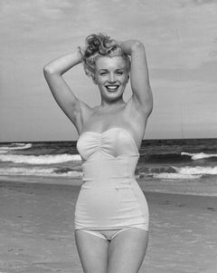 Marilyn Monroe, plage de Tobay, New York, 1949