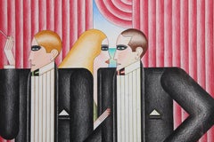 Dice, Art Deco Drawing by Andre de Krayewski