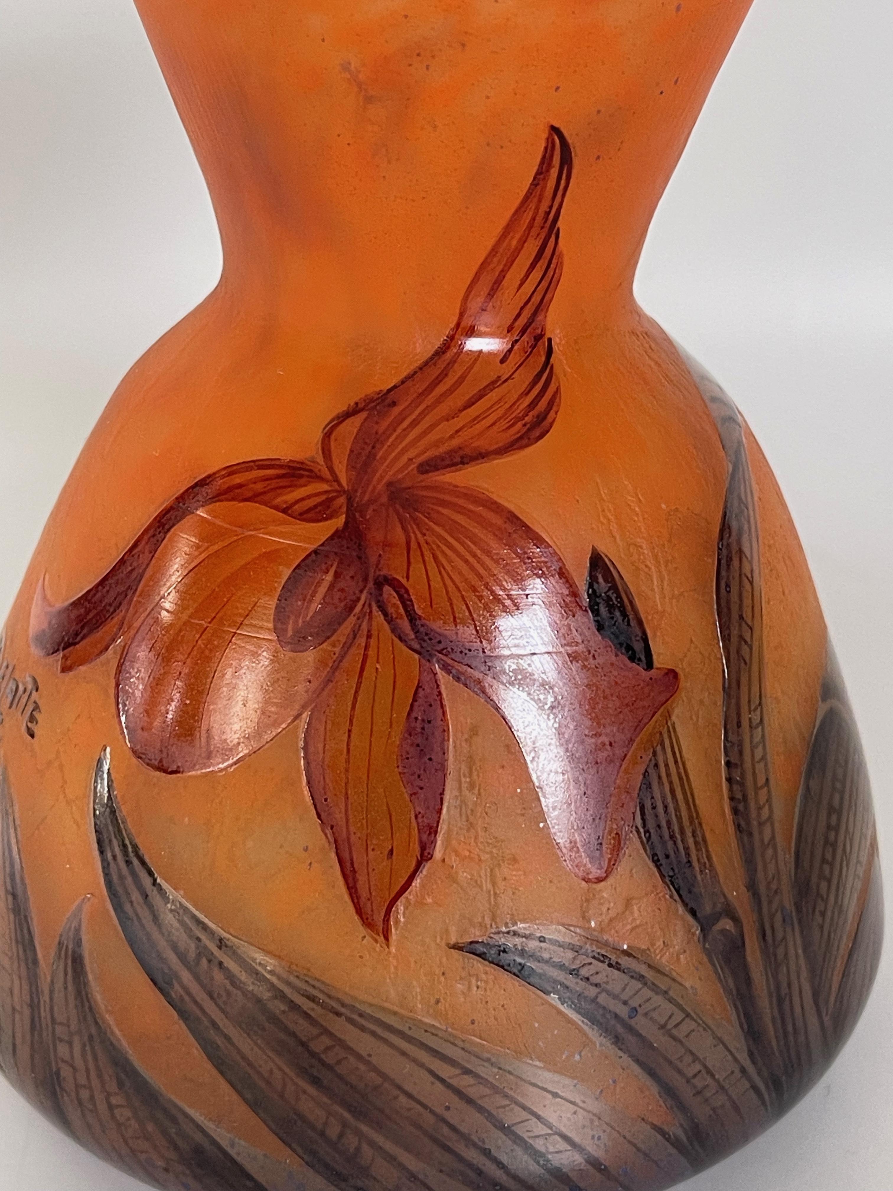 André Delatte Art Nouveau Vase For Sale 3