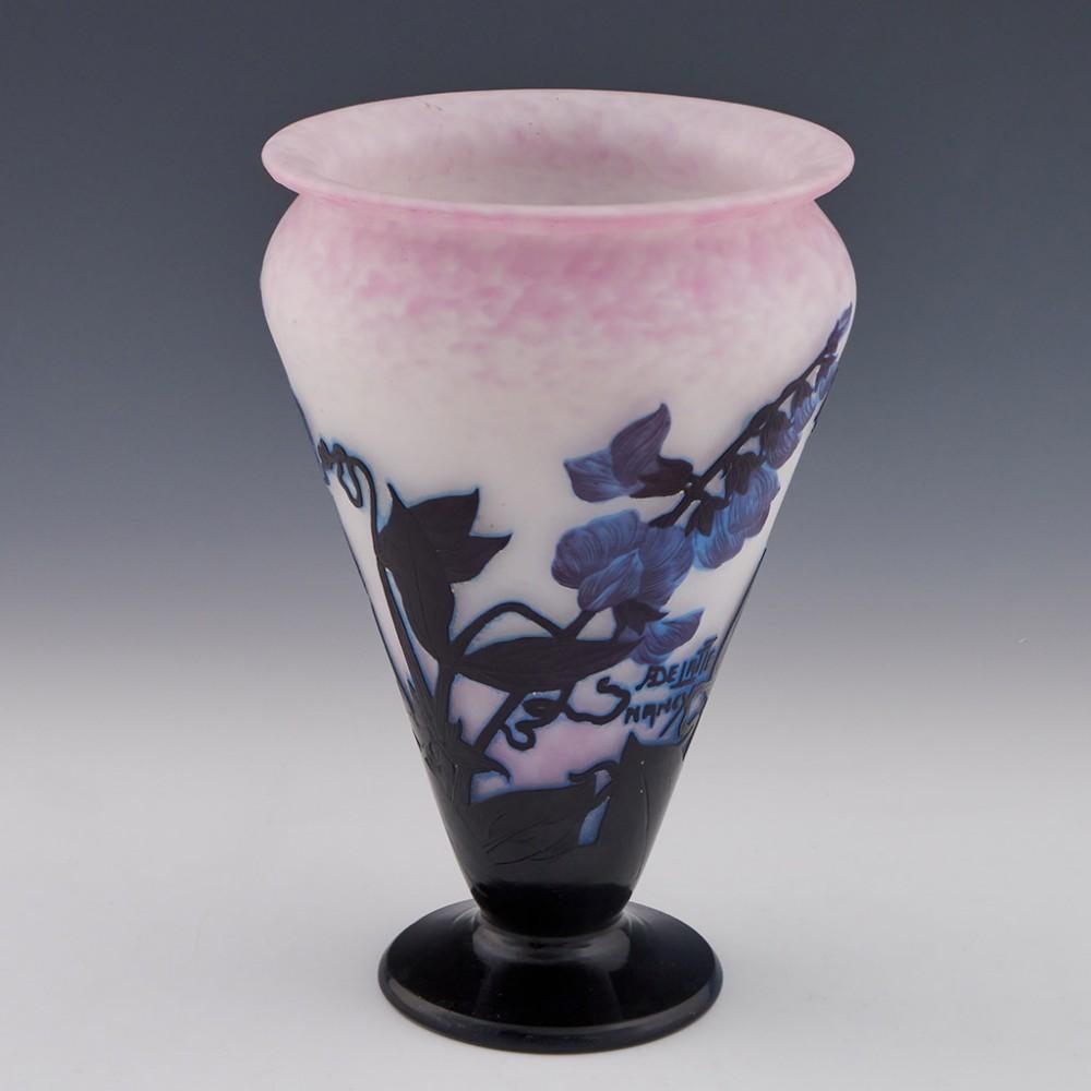 20th Century Andre Delatte Cameo Glass Vase, c1925