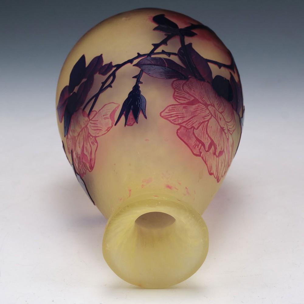Andre Delatte Cameo Glass Vase, c1925 3