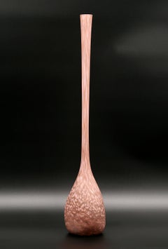 Andre Delatte French Art Deco Berluze Vase, Mottled Enamel, 1920