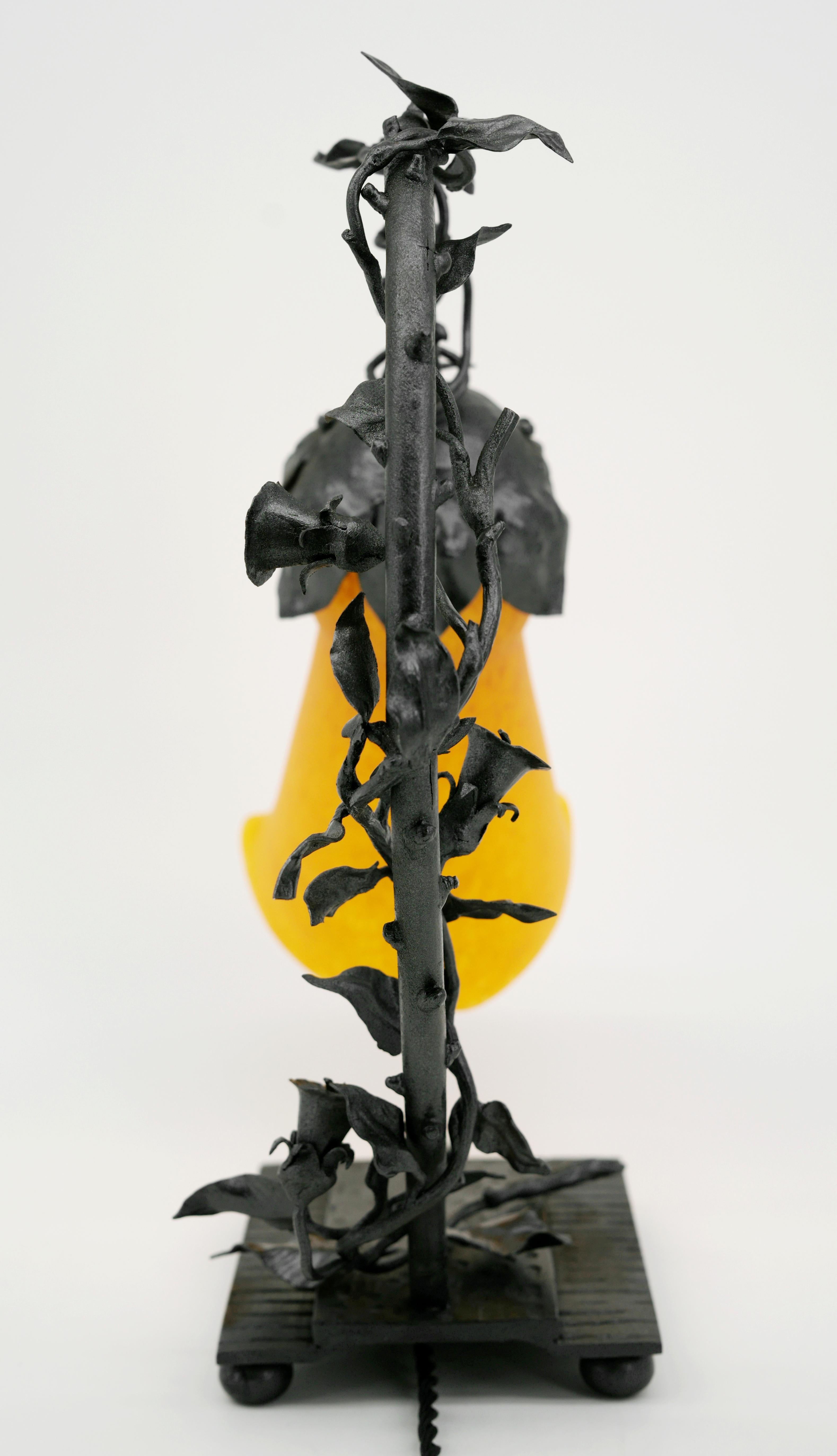 Lampe à poser en liseron de l'Art déco français d'Andre Delatte, 1920 en vente 6
