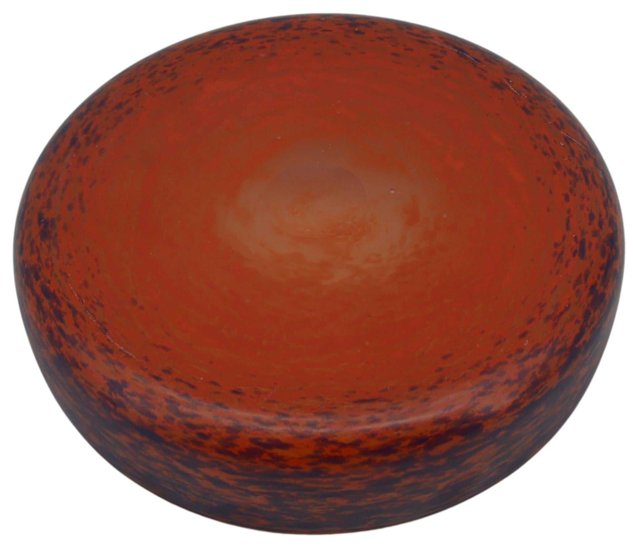 Inizio XX secolo Andre Delatte - Fruttiera Art Deco francese, ciotola centrale, 1920 in vendita