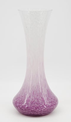 André Delatte Jarrón francés de vidrio Art Déco, circa 1920