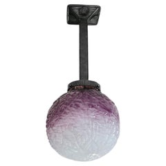 Andre, DELATTE Lustre pendentif Art Déco français, 1920