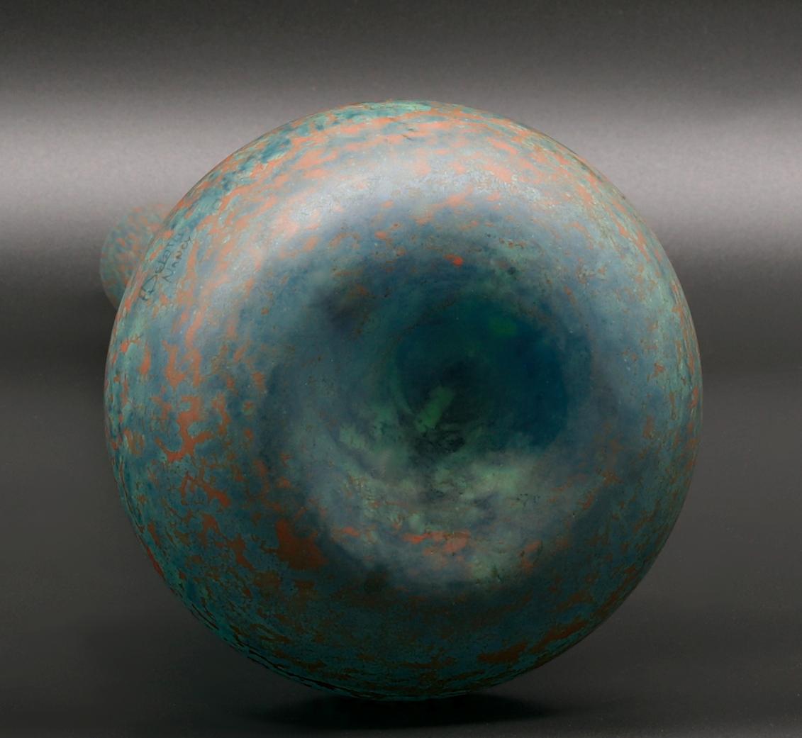 Vetro artistico Andre Delatte Vaso francese Art Deco 1920 in vendita