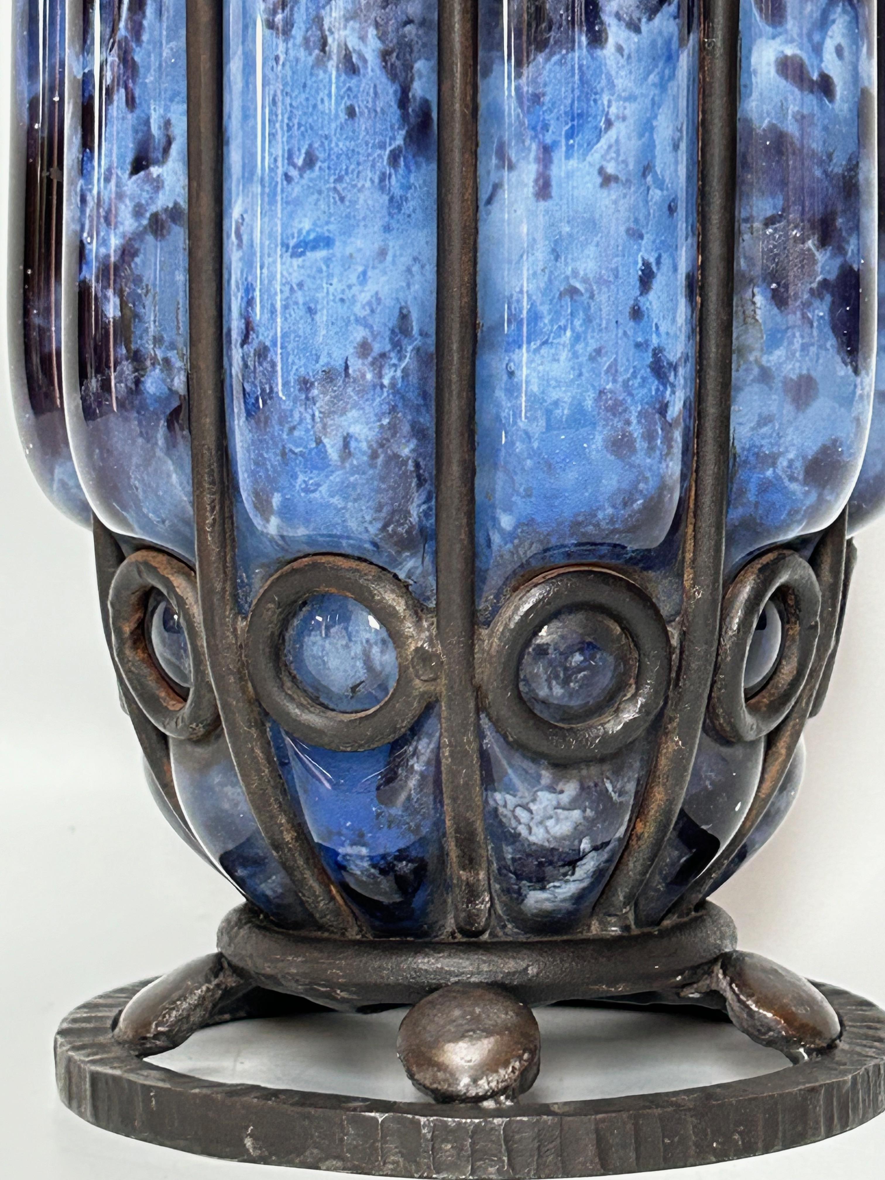Vaso André Delatte Nancy Art Deco in vendita 4
